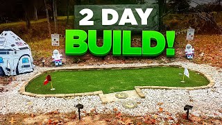 How To Build A Putting Green In Your Backyard Pt. 2