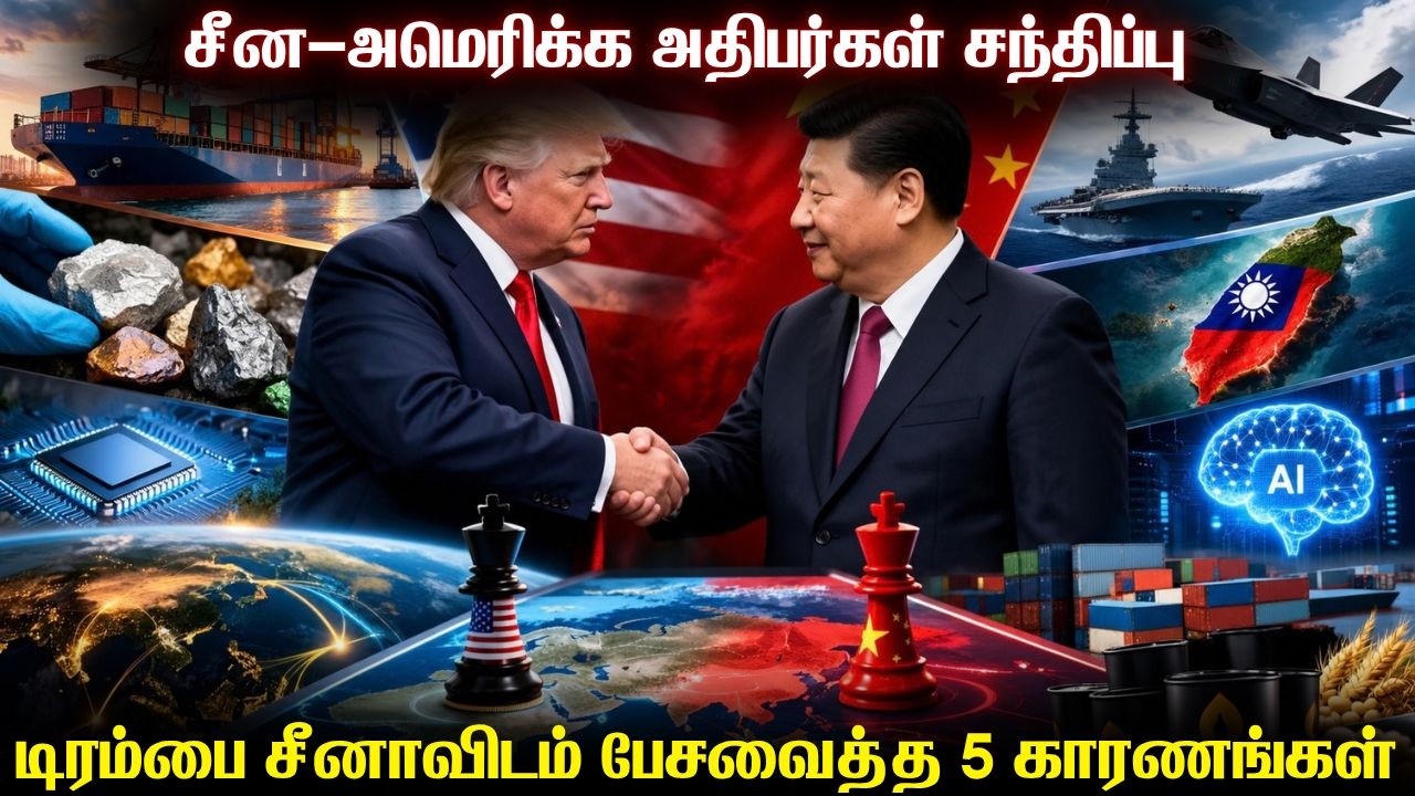 வெள்ளை மாளிகையில் சீன அதிபரை சந்தித்த டிரம்ப் | அமெர