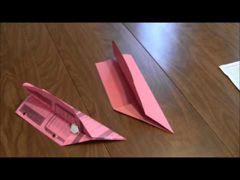 Learn how to fold an Origami Paper Airplane