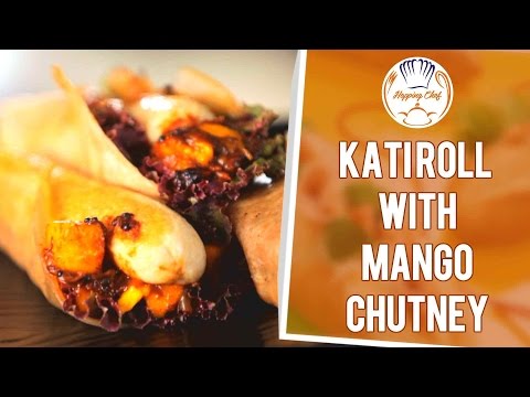 How to Make Kati Roll With Mango Chutney by Chef Michael || Hopping Chef