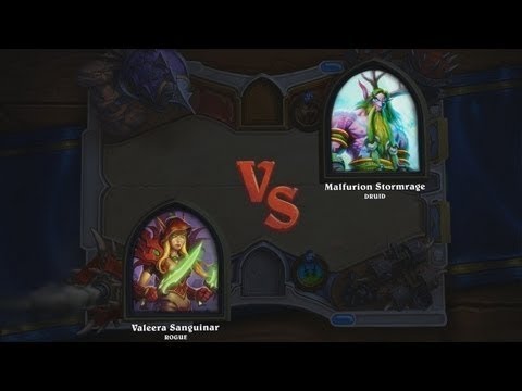 Hearthstone: Heroes of Warcraft — Разбойник против друида