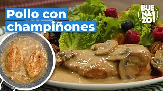 Pollo con champiñones y vino blanco | Recetas navideñas | Buenazo!