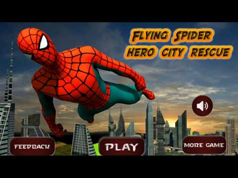 Flying Spider Hero City Rescue