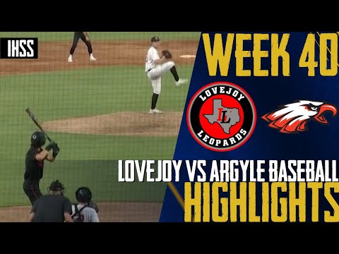 Argyle Edges Lovejoy 2-1 in 5A D-2 State Baseball Semifinal Game One