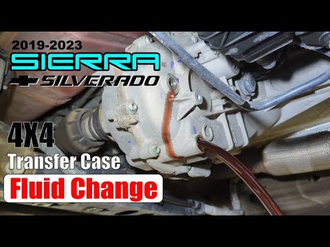 2019-2024 Sierra/Silverado: 4X4 Transfer Case Oil Change