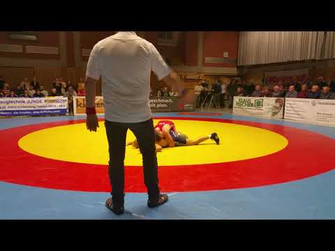 23.11.19 KSC Niedernberg vs. RWG - 61kg Freistil: Mike Sell vs Simon Scheibein