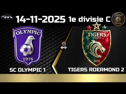 1e divisie C: SC OLYMPIC 1 - Tigers Roermond 2  (14-11 2025)
