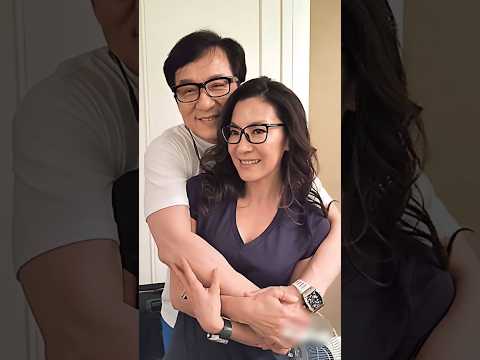 Jackie Chan with his beautiful wife Joan Lin #jackiechan #shorts #ytshorts