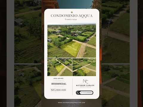 💎 VENTA lote 404 m² en Santa Rosa Bolívar 😍 naturaleza + exclusividad | AQQUA CLUB #realestate