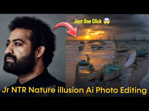 Jr NTR Nature Illusion Ai Photo Editing | How to use Illusion Diffusion | Instagram Viral Pic Edit