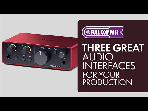 Three Great Audio Interfaces For Your Production | Full Comparison