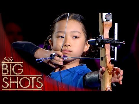9 Year Old Future Olympian Archer! 🏹  @BestLittleBigShots