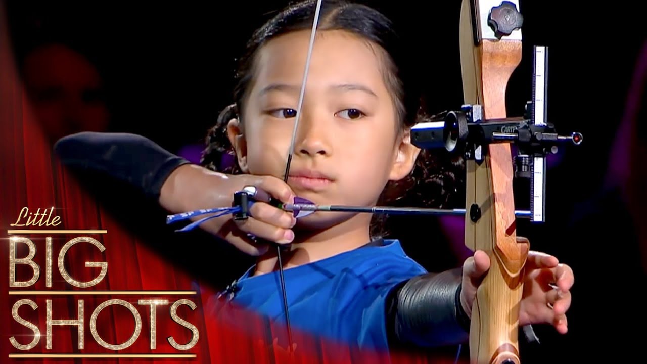 9 Year Old Future Olympian Archer! 🏹  @BestLittleBigShots