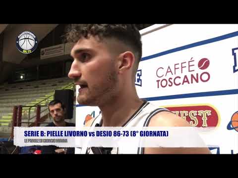 SERIE B - 8° GIORNATA: PIELLE LIVORNO vs DESIO 86-73, LE PAROLE DI GIORGIO MANNA