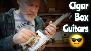 Video thumbnail of "The Versatility of the "3 String Cigar Box Guitar""
