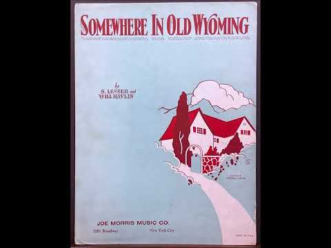 Ben Selvin - Somewhere In Old Wyoming 1930 (Rondoliers On Vocals)