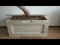 DIY Storage Bench Easy Woodworking