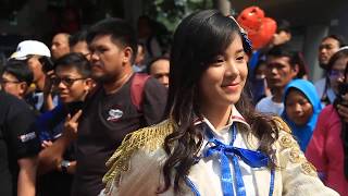 Download lagu FANCAM ZEE 50FPS | Fajar Sang Idola - Idol no Yoake [Marching Band Version 1] | Car Free Day, 171119 mp3