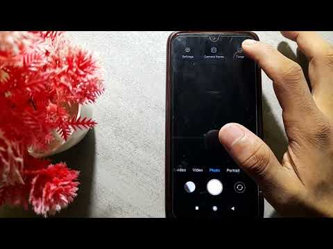 how to set camera Timer click on 3 second in redmi 8A mobile in Hindi setting