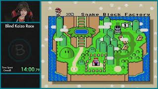 SMW Blind Kaizo Race Week 29 - Snake Block Factory by KennyJ