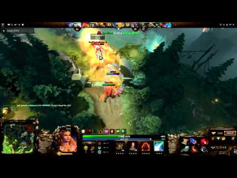 Kuroky Lina Ranked Gameplay - video pro gameplay in dota 2