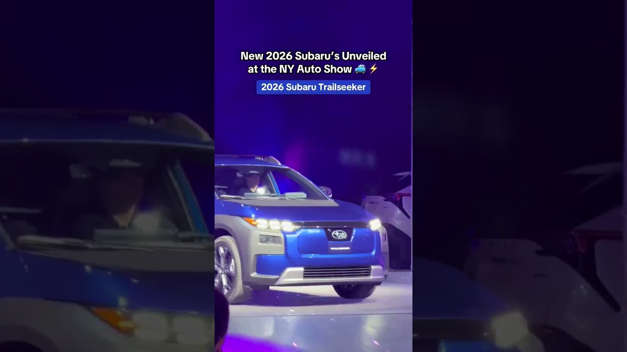 New 2026 Subarus Unveiled at NY Auto Show