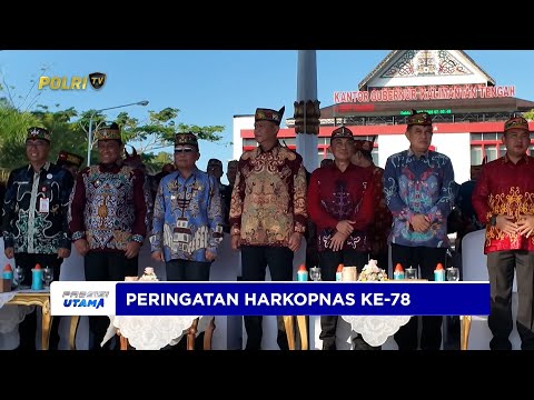 POLDA KALTENG HADIRI UPACARA PERINGATAN HARKOPNAS KE-78