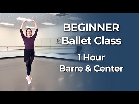Full Beginner Ballet Class (1 Hour) | No Experience Needed