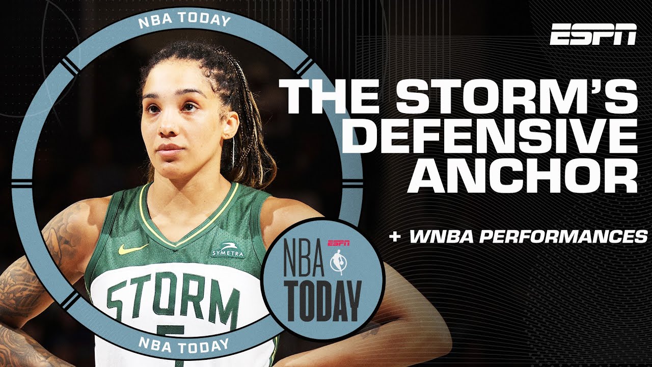 Gabby Williams feels like she LEARNED how to play basketball from Sue Bird 👀 I NBA Today