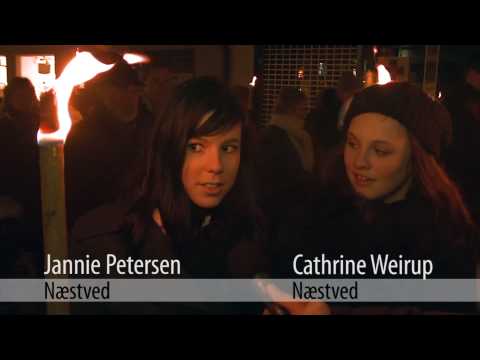 Fakkeltog 8. februar 2010 i Næstved