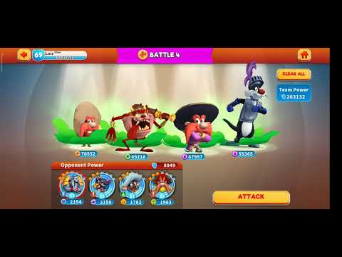 [MARVIN THE MARVELOUS] UNLOCK TEAM - ALL ACTS AND BATTLES [LOONEY TUNES WORLD OF MAYHEM]