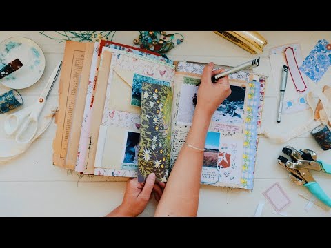 junk journal with me  process video ideas tips