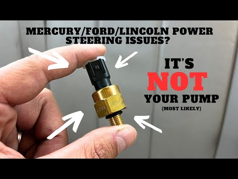 How To Change  Power Steering Pressure Switch  Mercury Grand Marquis Crown Victoria Lincoln TownCar