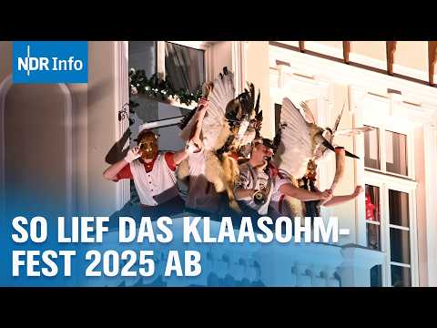 Borkum feiert Klaasohm - ohne Schläge mit Kuhhörnern | NDR Info