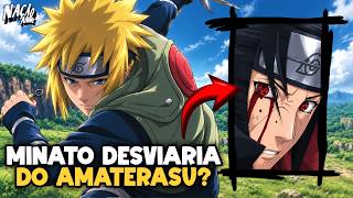 Minato consegue desviar do Amaterasu de Itachi e Sasuke?