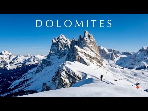 DOLOMITES 4K | Winter Wonderland in Italy | Immersive Tour + Travel Guide