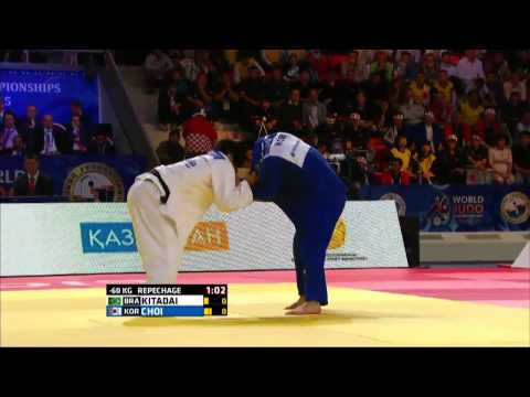 Felipe Kitadai vs In Hyuk Choi World Judo Championships 2015   Astana