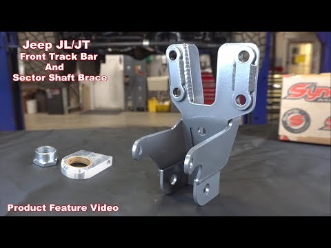 Synergy Jeep JL/JT Front Track Bar and Sector Shaft Brace Product Feature Video