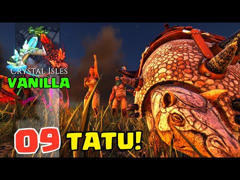 DOMAMOS UM TATU E FIZEMOS CRIOPODS! - ARK CRYSTAL ISLES VANILLA #09