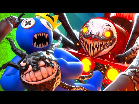 DOORS vs RAINBOW FRIENDS 2: CHOO CHOO CHARLES (Roblox 3D Animation)