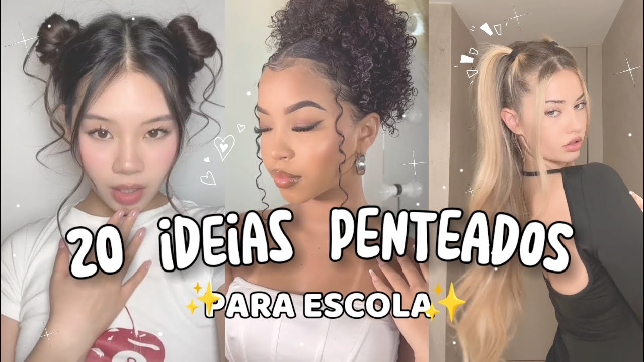 20 best hairstyles for school, beautiful and easy, tutorial for all hair types.