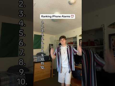 Ranking iPhone Alarms ⏰