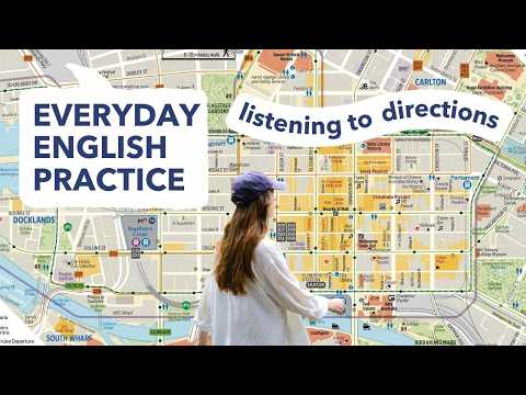 How to give directions (Melbourne walking tour) | Real Life English Practice