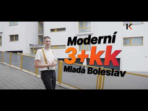 Video Moderní byt 3+kk, 79 m², sklep a parkování v ceně | Mladá Boleslav, Svatovítská