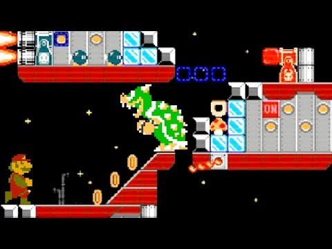 Super Mario Maker 2 - King Bowser's Spaceship Armada!