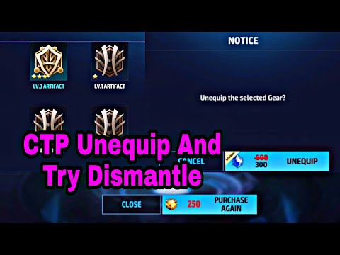 Few Ctp unequip And Dismantle Artifact Try October 2021 & Worth or not? - Marvel Future Fight