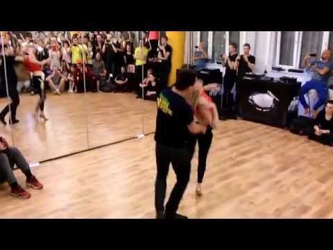Zouk Libre Festival 2015 - Alisson & Audrey - demo after zouk technical secrets