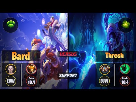 Mikyx BARD (Support) [Guardian] VS THRESH - Challenger EUW Patch 10.4