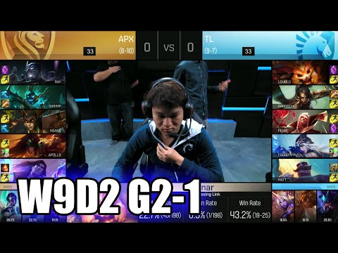 Apex Gaming vs Team Liquid | Game 1 S6 NA LCS Summer 2016 Week 9 Day 2 | APX vs TL G1 W9D2 1080p