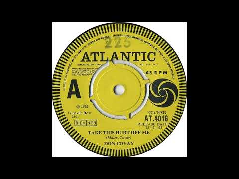 Thumbnail for Don Covay -Take This Hurt Off Me - UK Atlantic Records Demo released 1965 by Don Covay